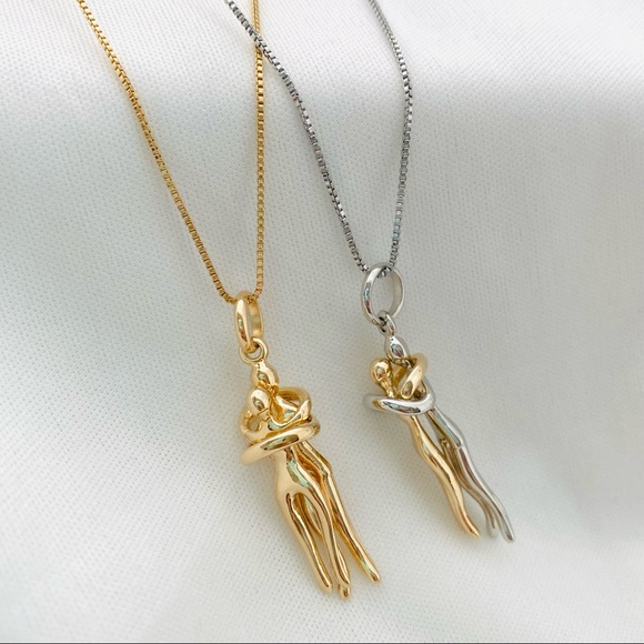 Dancing Couple Necklace - Picture 4 of 9